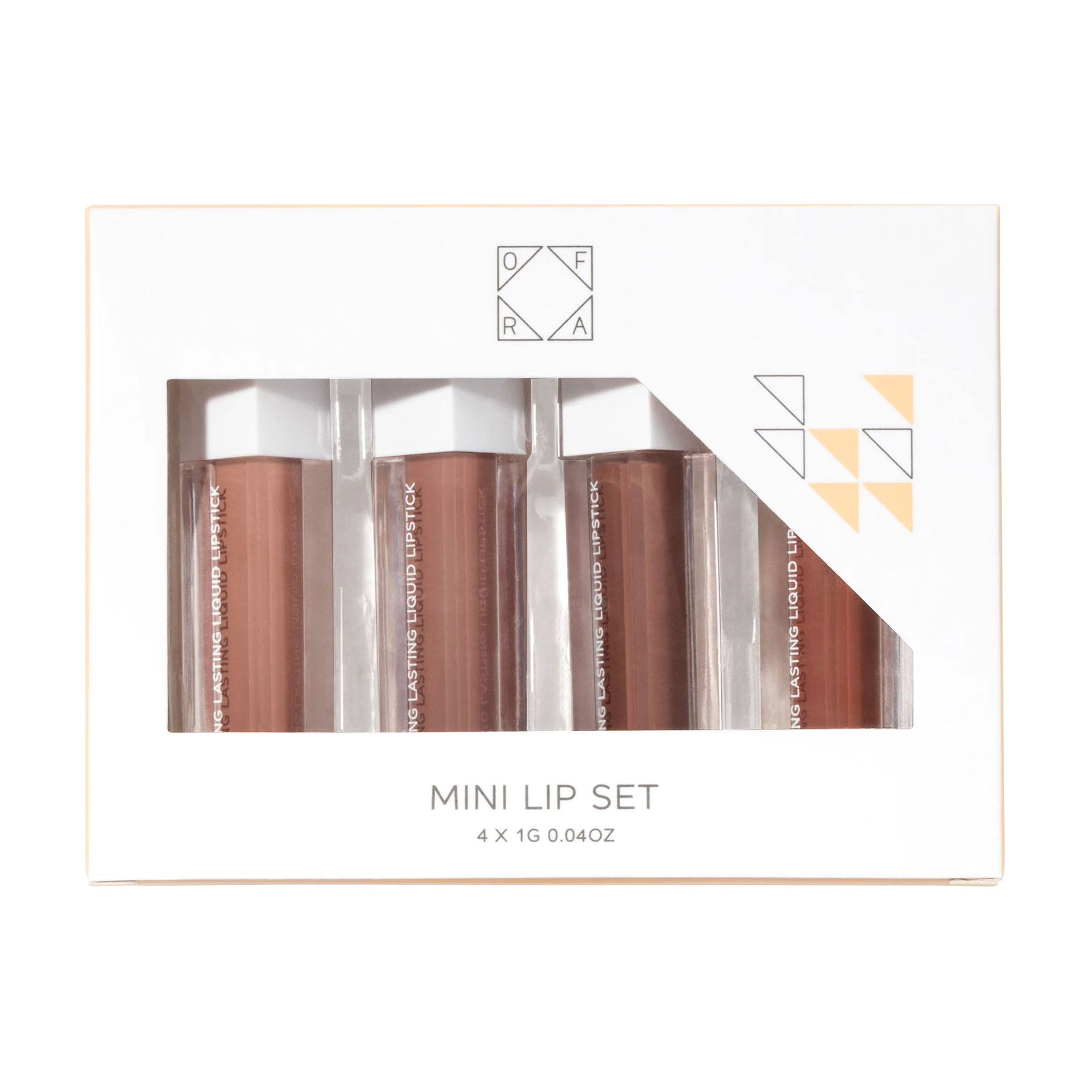 Набір рідкої помади для губ OFRA Everyday Nudes Volume II Long Lasting Liquid Lip Set (Sao Paulo, 1 г + Manila, 1 г + Bal Harbour, 1 г + Canyon, 1 г)